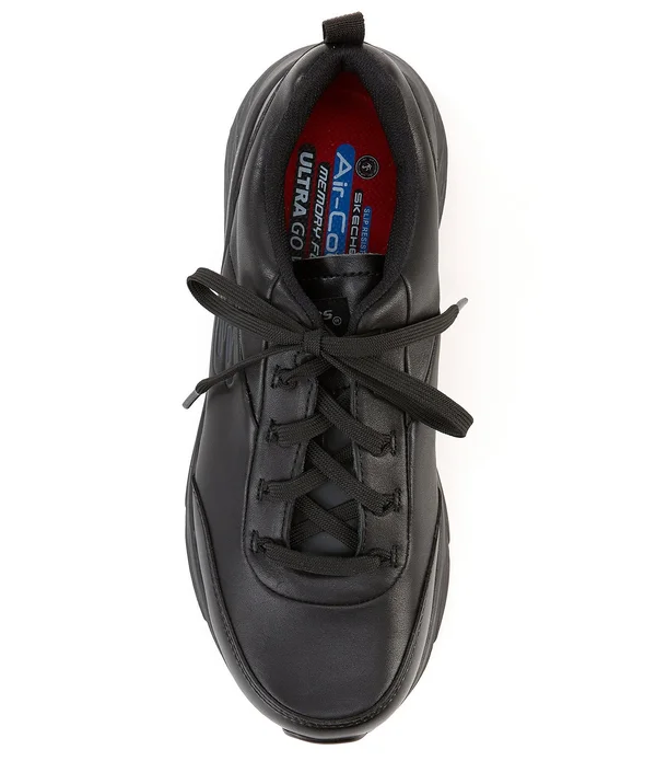 Skechers Men's Work Relaxed Fit Max Cushioning Elite SR Filchner - Black
