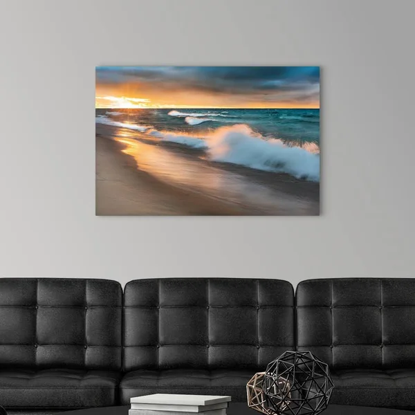 Miners Beach Light, Canvas Wall Art, 36x24, Great Big Canvas