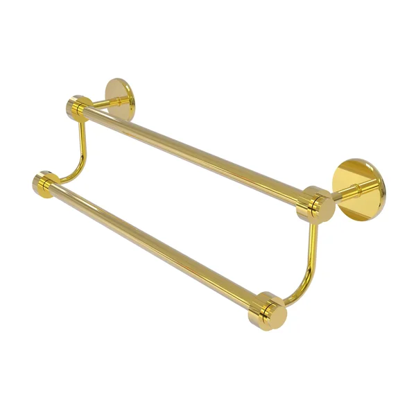 Allied Brass Satellite Orbit Two 30 in. Double Towel Bar - Polished Brass