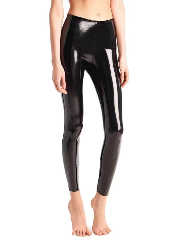 Commando Women's Faux Patent Leather Leggings - Cinnamon, Large
