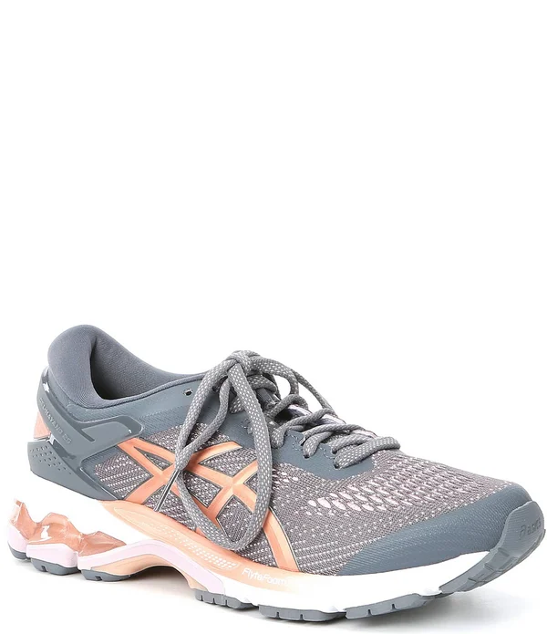 Women's Asics Gel-Kayano 26 Running Shoe - Gold