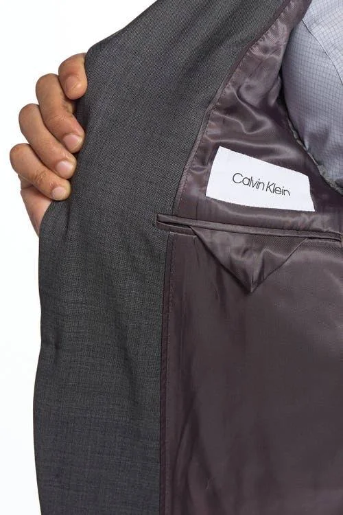 Calvin Klein Malbin Notch Collar Slim Fit Suit SEPARATE Jacket - Size 41r - Grey at Nordstrom Rack