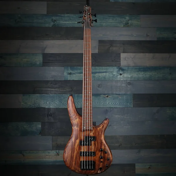 Ibanez SR655 5-String Electric Bass Guitar - Antique Brown Stained