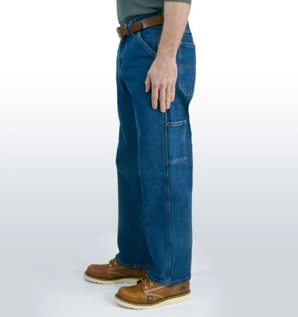 All American Men's Carpenter Jean - Medium Stonewash - Made in USA 36, 30