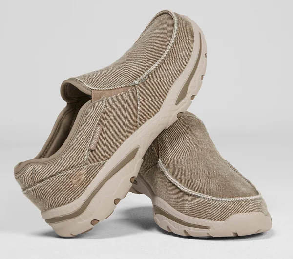Skechers USA Creston-Moseco 10.5 Men's Taupe