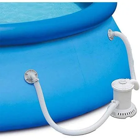 Summer Waves 13ft x 33in Quick Set Inflatable Above Ground Pool with Filter Pump