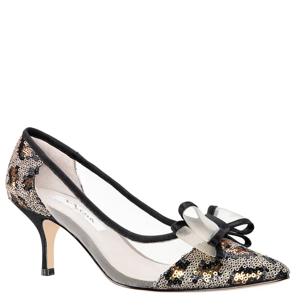 Nina Bianca Gold/Black, Women's, Size: 7
