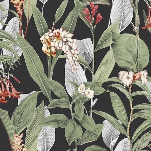 Graham & Brown Botanical Duck Egg Wallpaper