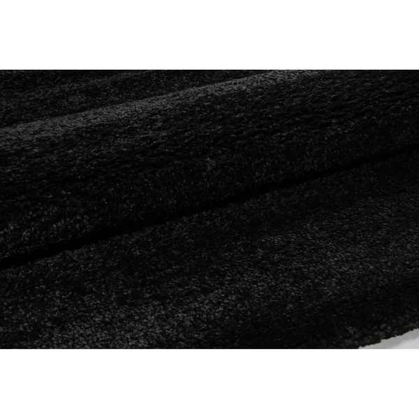 Ladole Rugs Shaggy Soft Plush Smooth Solid Plain Color Modern Durable Area Rug Carpet for Living Room Bedroom in Navy Blue - 7&10