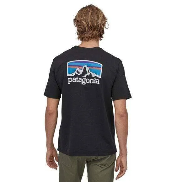Patagonia Men's Fitz Roy Horizons Responsibili-Tee - Bayou Blue - XXL