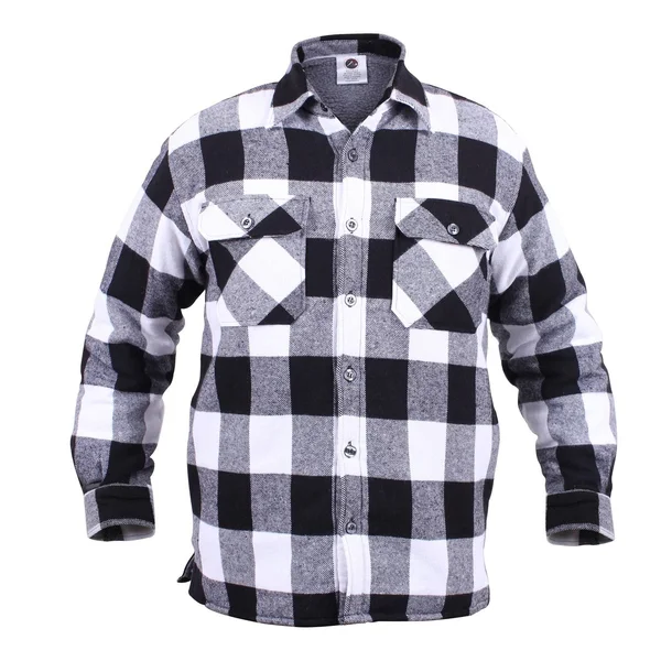 Rothco Extra Heavyweight Buffalo Plaid Sherpa Lined Flannel Shirts - Red
