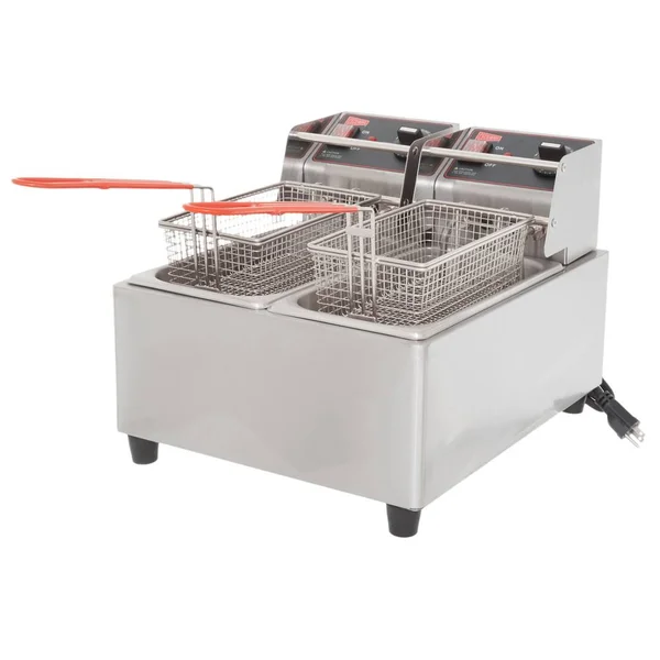 Grindmaster EL2X6 Fryer - Electric, Countertop, Split Pot