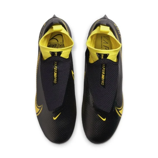 Nike Vapor Edge Pro 360 Black/Yellow Men's Football Cleat 8.5