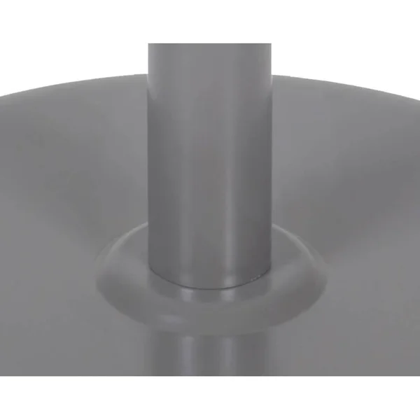 30x22 Via Cafe High Round Platter Base Bar Height Table Gray - Regency