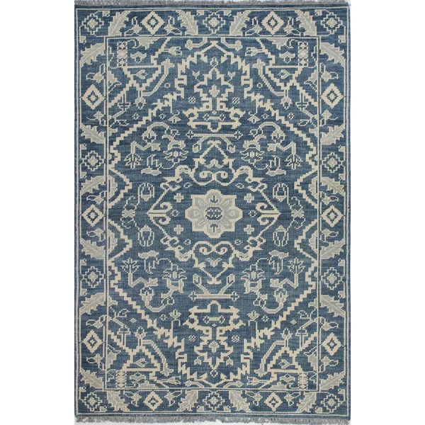 Bashian Artifact Palmyra 2&6x22 x 8& Azure Rug