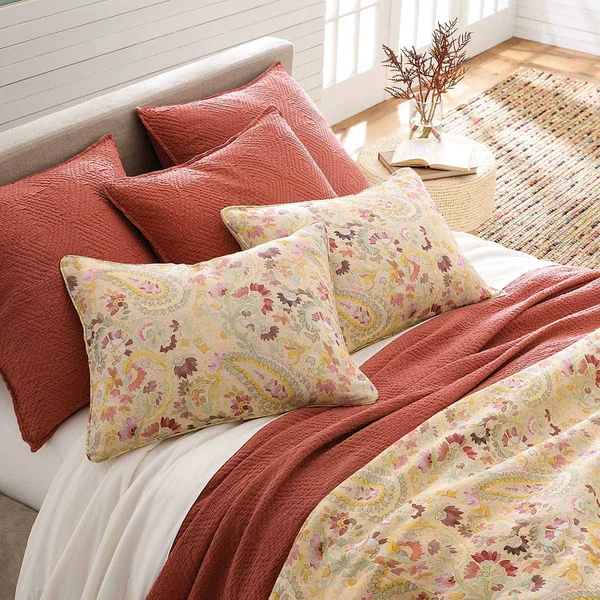 Pine Cone Hill Kerala Spice Matelasse King Coverlet