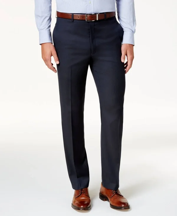 Lauren Ralph Lauren Men's Microtwill UltraFlex Dress Pants - Navy