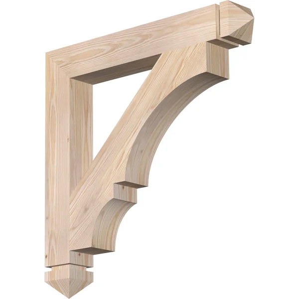 3 1/2x22W x 26x22D x 26x22H Balboa Arts & Crafts Smooth BRACKET - Douglas Fir