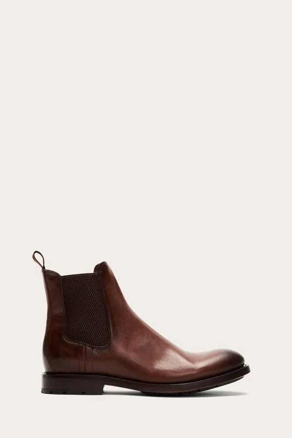 Frye Bowery Chelsea Boots in Cognac - Men's Size 13