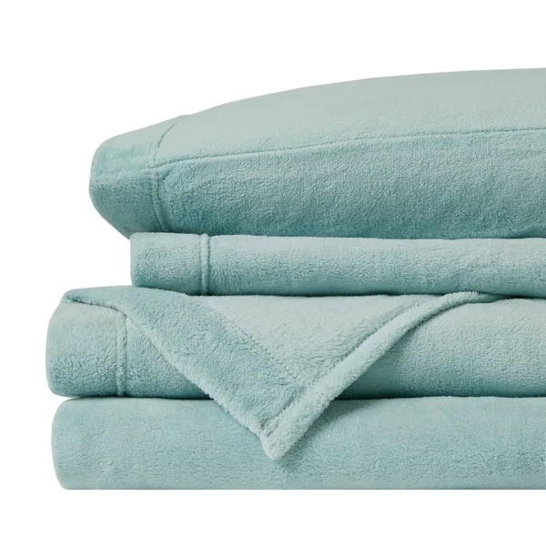 True North Soft Plush Sheet Set Blue King