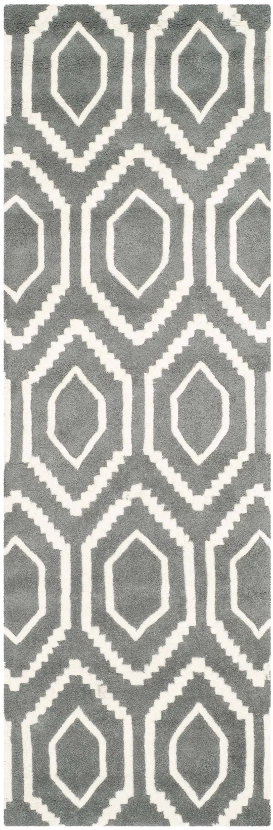 Safavieh Chatham Dark Grey & Ivory 2&-3x22 x 5& Rug