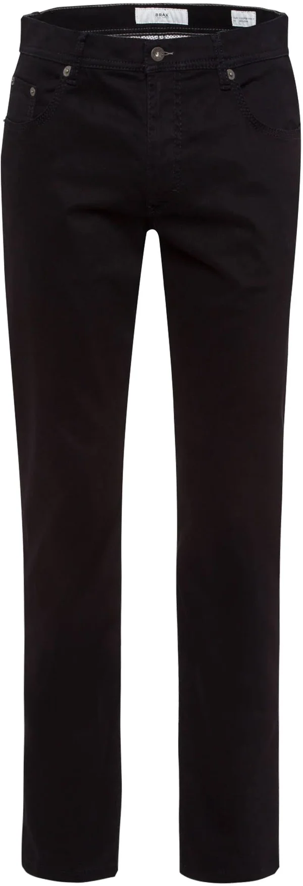 Brax Trousers Cooper Fancy Black Size W 30 - L 34