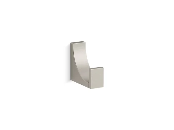 Kohler 26569-BN Minimal Robe Hook - Vibrant Brushed Nickel