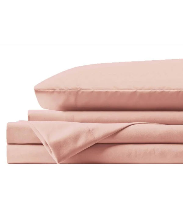 Lanwood Microfiber Sheet Set - King, Slate Blue with POLYGIENE