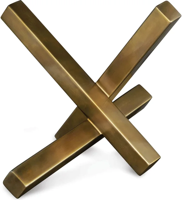 Regina Andrew Intersecting Sculpture (Brass)