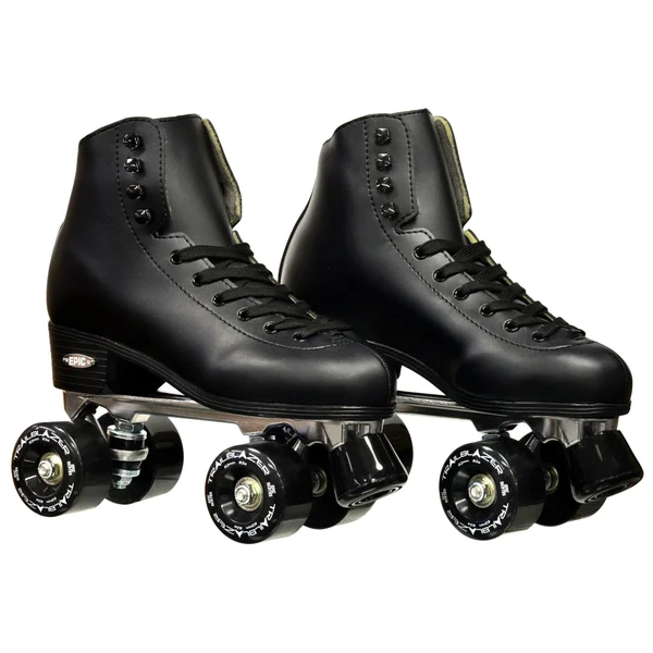 Epic Classic Black Quad Roller Skates - Size: 8