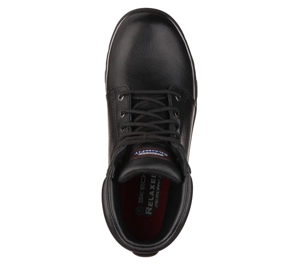 Skechers Men's Work Relaxed Fit Workshire Condor, Black