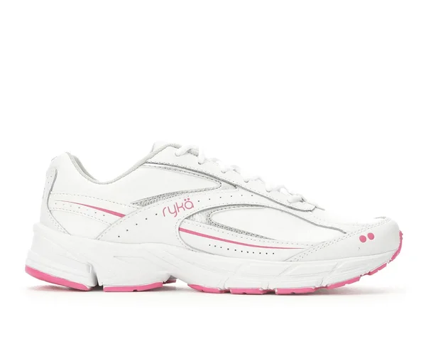 Ryka Comfort Walk Women's Walking Shoes - White Silver Pink - 9.5 Wide