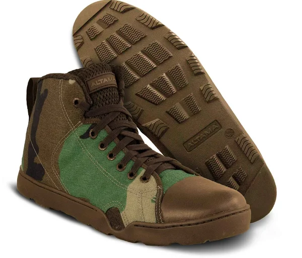 Altama Maritime Assault Boot - Mid in Woodland Camo