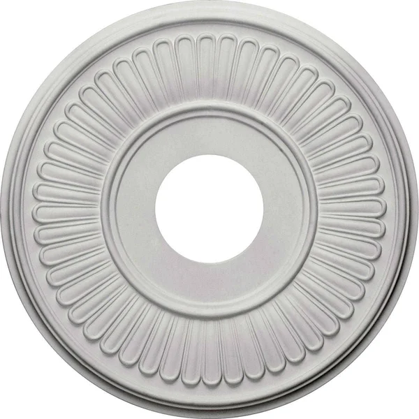 Ekena Millwork CM15BEPWS 15 3/4x22OD x 3 7/8x22ID x 3/4x22P Berkshire Ceiling Medallion (Fits Canopies Up to 7x22) - Hand-Painted