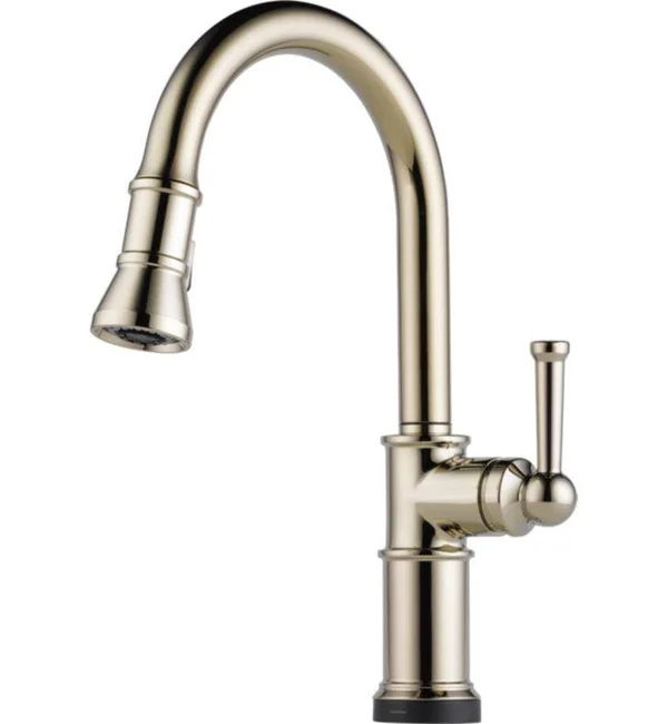 Brizo - 64025LF-PC - Artesso Single Handle Pull-Down Kitchen Faucet with SmartTouch Technology Chrome