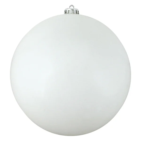 Northlight 32911587 12 in. Winter White Shatterproof Shiny Christmas Ball Ornament