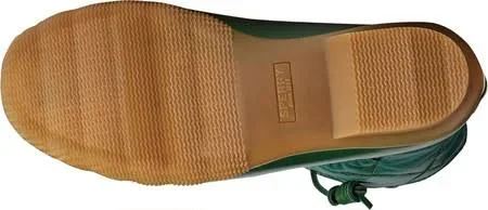 Women's Sperry Saltwater Nylon Quilted Duck Boot Green - Size 10M
