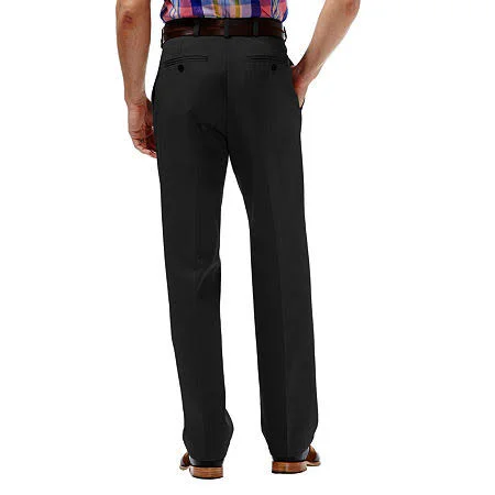 Haggar Men's Big & Tall Work to Weekend Khaki Pleat Pant Classic Fit 41714957524