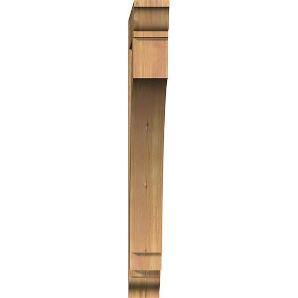 Ekena Millwork BKT04X28X36IMP01RWR 4x22W x 28x22D x 36x22H Imperial Traditional Rough Sawn BRACKET, Western Red Cedar