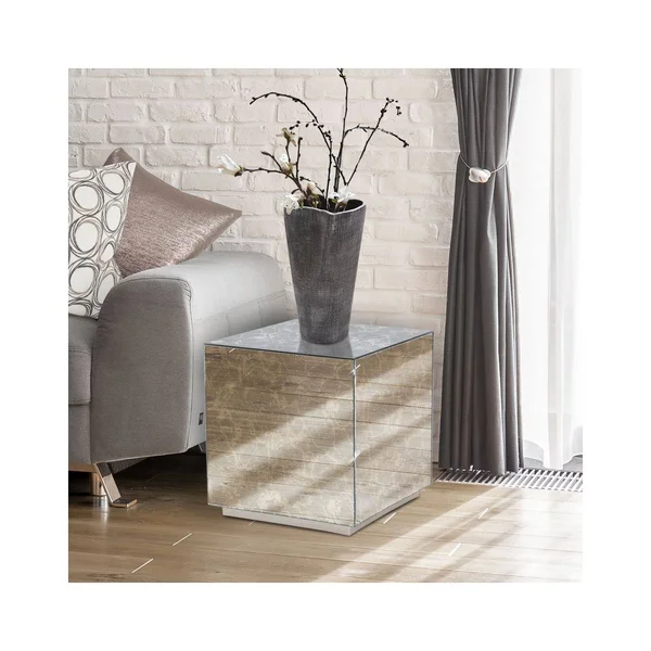 Howard Elliott Paxton Mirrored Side Table