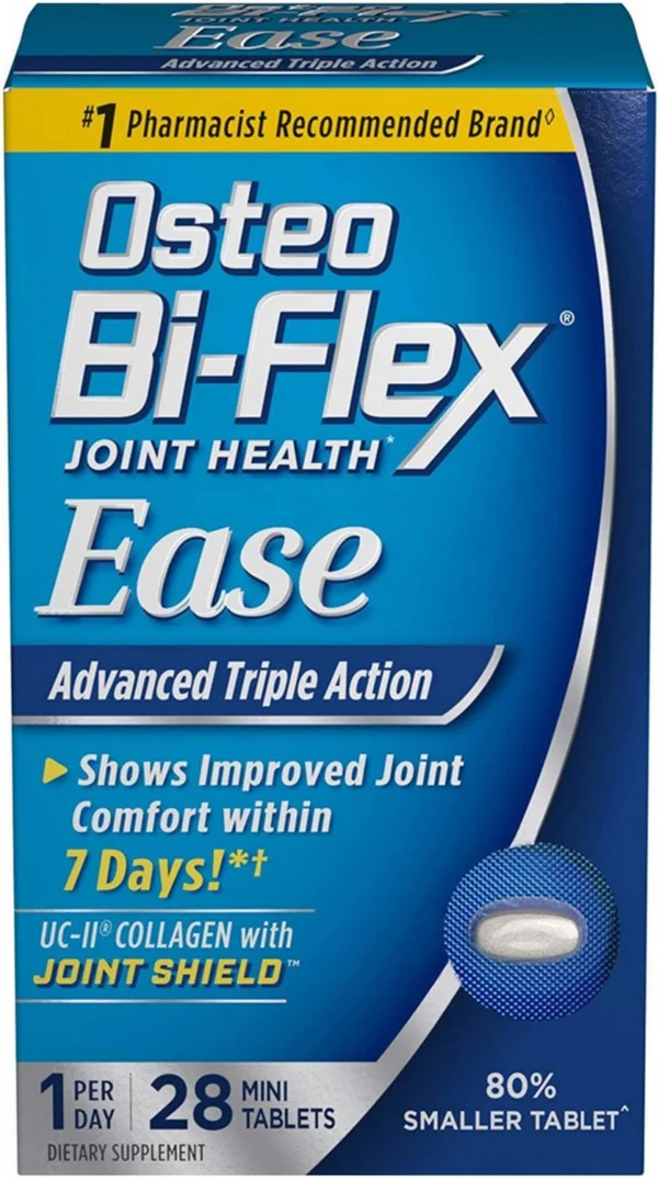 Osteo Bi-Flex Joint Health Ease Advanced Triple Action Mini Tabs - 28 Ct - 4 Pack
