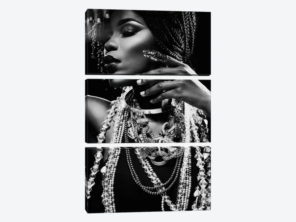 Design Fabrikken Canvas Art Prints - Glitter ( People > portraits > Female portraits art)