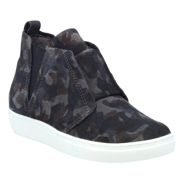 Miz Mooz Laurent Women's Leather Sneaker Grey Camo Size 39