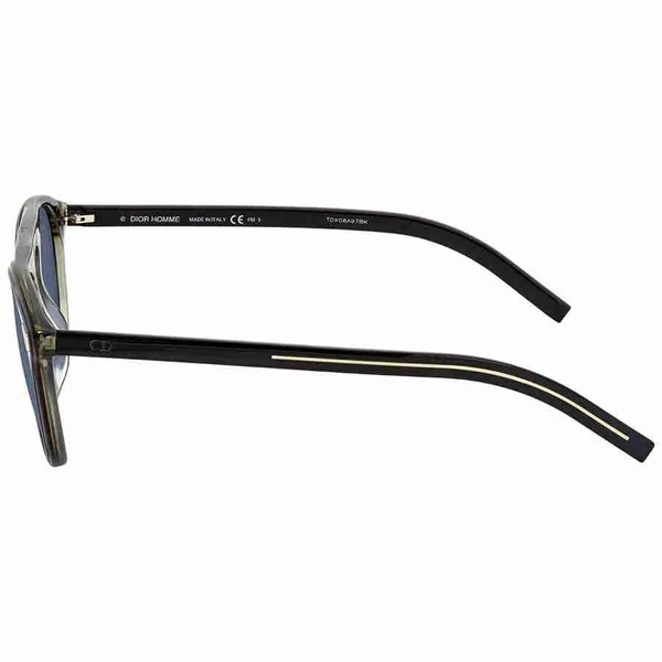 Dior Tailoring2 IPR Ku Havana Blue Round Sunglasses