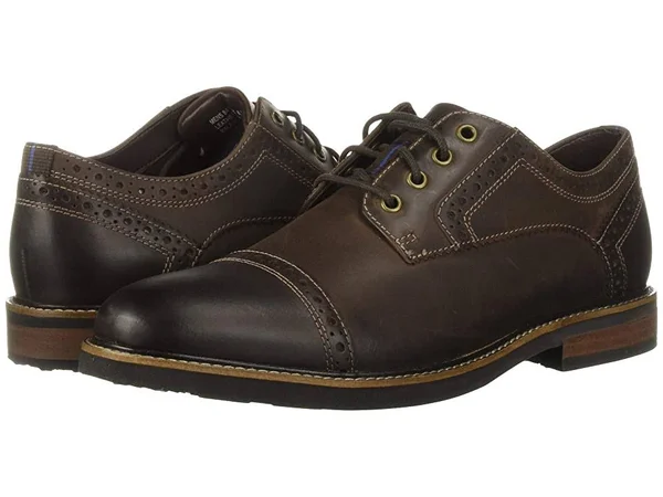 Men's Nunn Bush Overland Cap Toe Oxford, Size: 7, Brown