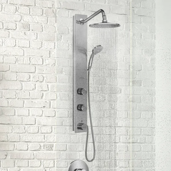 Pulse ShowerSpas 1021-ssb Aloha Brushed Stainless Steel Shower System