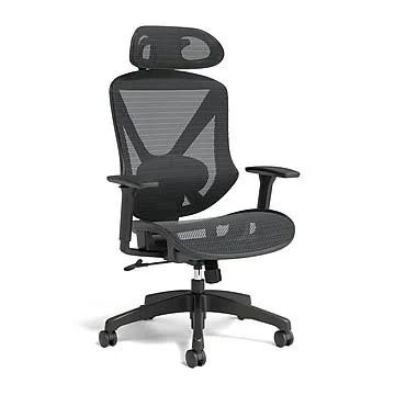 Union & Scale Flexfit Dexley Mesh Task Chair - Black (UN56946)