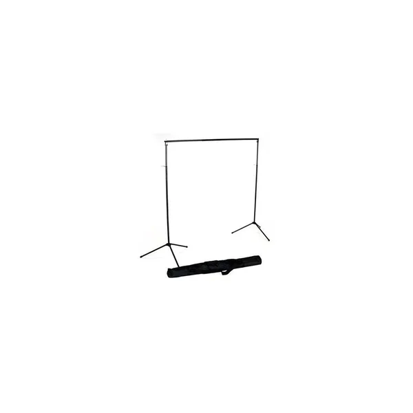 Savage Economy Background Support Stand with 5x9& White Black Gray Backdrop