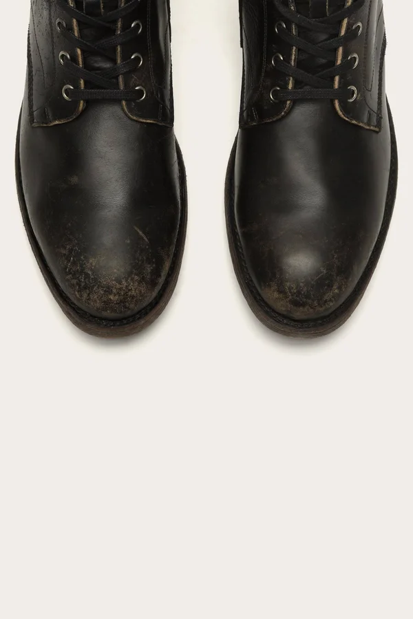 Frye Bowery Lace-Up - Black - Casual Boots