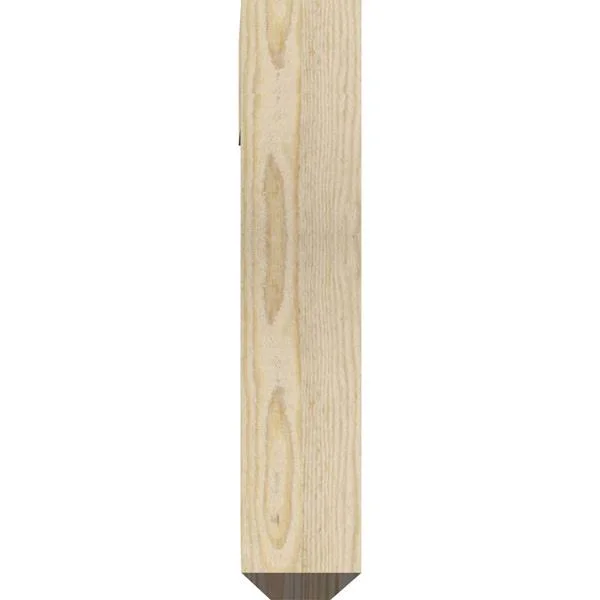 Ekena Millwork BKTI0404X18X20RF4TGL07 4x22W x 18x22D x 20x22H Galveston Craftsman Ironcrest Rough Sawn BRACKET, Douglas Fir (2x2